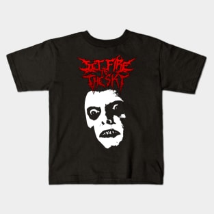 King of the Demons - Pazuzu (Captain Howdy) Kids T-Shirt